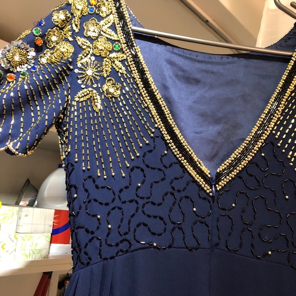 Virgos Lounge Raina Maxi Dress with Embellishments - Picture 5 of 7